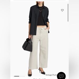 Paige Arellia barrel cut ankle pant jeans size 29 in vintage pumice stone 8 10